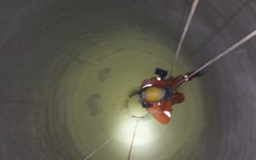 5 Abseiltechnieken rope access silo reiniging