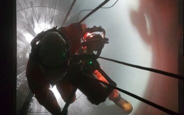 1 Abseiltechnieken reinigen op hoogte windmolens