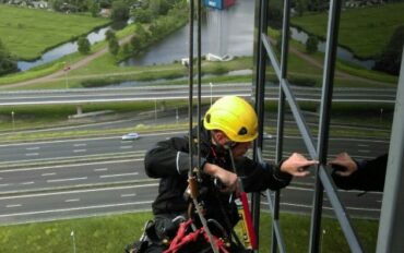 1 abseiltechnieken herstelwerk schoutentoren rope access kitwerk