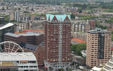 2 Abseiltechnieken toren laurenshof Rotterdam