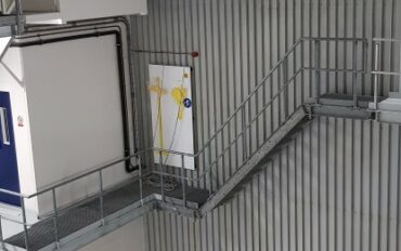 5 Abseiltechnieken Frieslandcampina industrieel schilderwerk