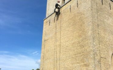 5 Abseiltechnieken onderhoud op hoogte Brandaris vuurtoren