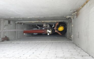 6 monteren op hoogte abseiltechnieken rope access (2)