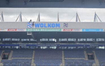 5. Reclameborden op hoogte monteren