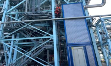 5 rope access monteren op hoogte RWE Magnum Eemshaven Abseiltechnieken medium